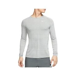 Nike Men's TechKnit Ultra Long-Sleeve Running Top Grey