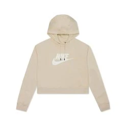 Nike Women's Sportswear Essential Cropped Hoodie Rattan