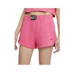 Nike Women's Sportswear NSW Washed Shorts Fuchsia Glow