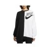 Nike Women's Sportswear Oversized Fleece Dance Sweatshirt Black White