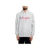 Champion Men's Reverse Chenille Logo Light Gray Hoodie