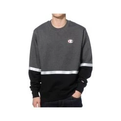 Champion's Men's Life Super Fleece 3.0 Crewneck Black Granite Heather
